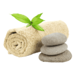 Massage Towel And Stone